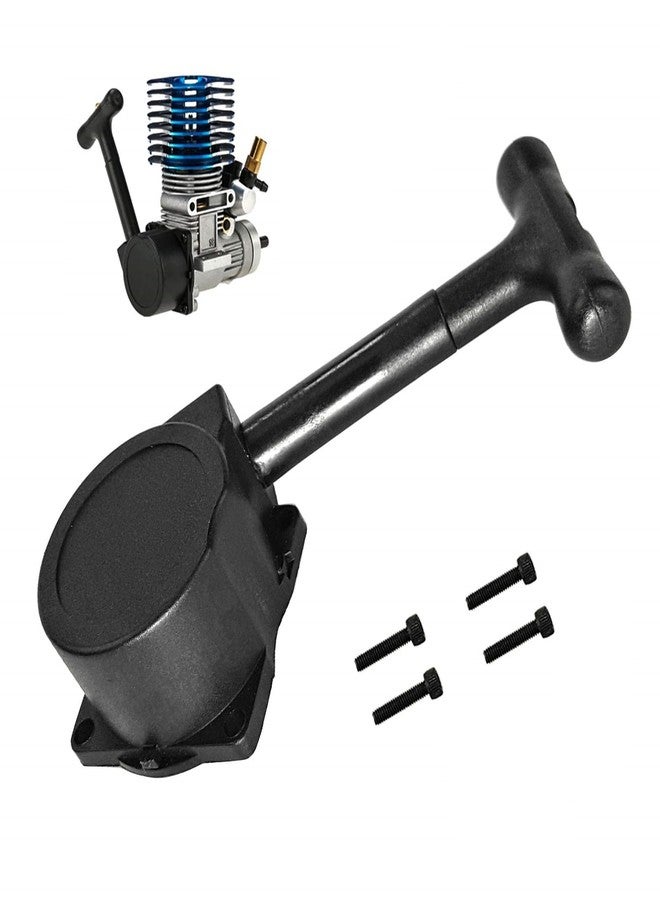 Chanjorlin RC Nitro Engine Pull Starter R020 Recoil Start Tools Accessory Compatible with HSP Himoto Redcat Tyranno Vertex VX .16 .18 .21 SH .18 .21 Cxp Roto 1/10 1/8 Buggy Truck Car Parts - Image 1